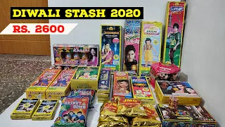 Diwali crackers stash 2020 | Diwali stash 2020 | Crackers Experiment | Diwali new cracker stash 2020