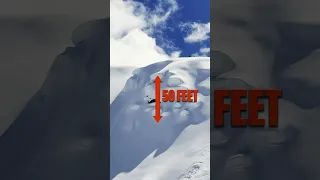 Amateur Snowboarder vs 50 Foot Drop