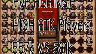 Mini Warriors - PvP against High ATK Players