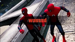 GTA 5 Wasted SPIDERMAN Flooded Los Santos #124 (GTA V Fails, Funny Moments)