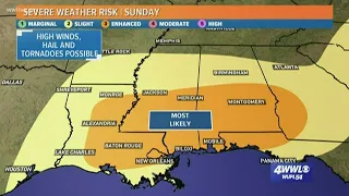 Payton's Thursday Forecast: Severe weather outbreak possible on Easter Sunday