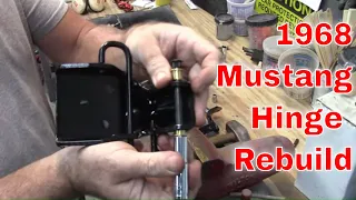 1968 Mustang door hinge rebuild. Jade part 37