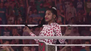 WWE 2K22 Universe Mode | Bianca Belair vs Bayley vs Becky Lynch Raw Woman’s Championship