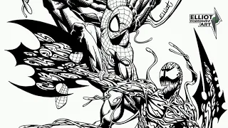 Spider-Man vs Venom and Carnage - Artwork