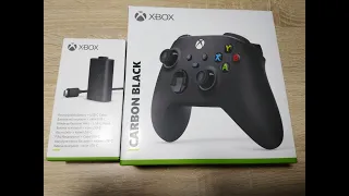 Распаковка контроллера X BOX series s/x и PLAY & CHARGE KIT Xbox One Wireless