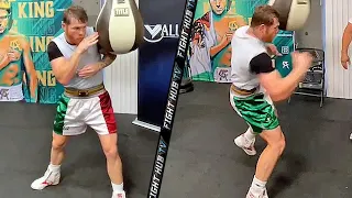 CANELO DISPLAYING MASTERFUL HEAD MOVEMENT; DEADLY COUNTERS IN TRAINING FOR CALEB PLANT