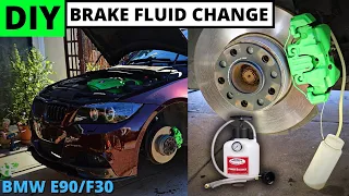 How To Easily Change the Brake Fluid On Your BMW E90/F30! (Using a Motive Power Bleeder)