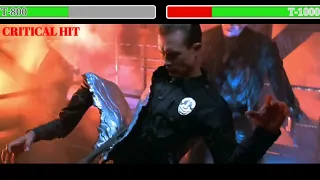 T-800 vs T-1000 with Healthbars / Final Fight | Part 2