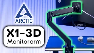 Bestes Upgrade für euer Gaming-Setup: Arctic X1-3D Monitorarm | mit Montage-Anleitung