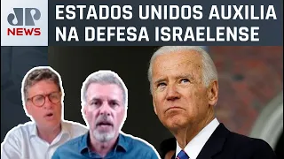 Frederico Afonso e José Niemeyer comentam anúncio dos EUA de apoio “inabalável” a Israel