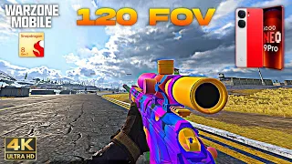 4K *120 FOV* NEW UPDATE WARZONE MOBILE GAMEPLAY | SD 8GEN2 | IQOO NEO 9 PRO | WARZONE MOBILE