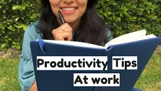 PRODUCTIVITY TIPS for work | What I did in Jan 2018