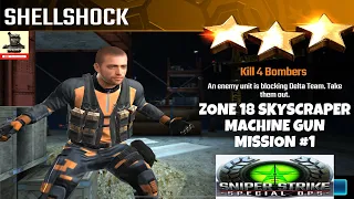 Campaign Zone 18 Skyscraper Shellshock Machine Gun mission #1 Sniper strike : special ops