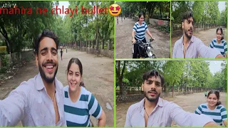 mahira ne chalyi bullet🤩❤️🤟 || aaj ki humne bhot masti🤟 || kahira k vlogs