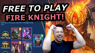 FREE TO PLAY FIRE KNIGHT 20 TEAM! NO LEGENDARIES OR VOID EPICS! RAID Shadow Legends