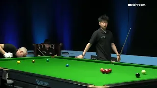 Zhao Xintong makes career high break of 145 at 2022 Championship League Snooker