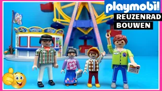 PLAYMOBIL Kermis Groot draairad met kleurrijke verlichting uitpakken | Family Toys Collector