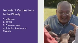 CDHFTalks: Managing Inflammatory Bowel Disease (IBD) in the Elderly Part 3: Vaccinations