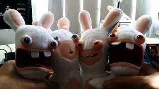 Raving Rabbids Talking Plush Dolls