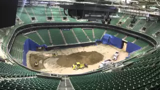 Time-Lapse Arena Flip: Utah Jazz Game to Monster Jam