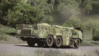 Ukraine and Nato destroy Jets and Russian Artillery convoy- Arma3