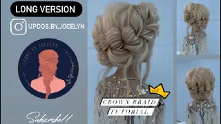 Pull-Through Crown Braid Tutorial (Long Version)