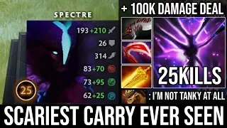 Monster Carry Imba Right Click + 100k Damage Spectre Vs Raid Boss Scepter Bristleback 25Kills DotA 2