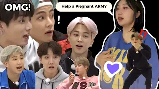 How do BTS help a pregnant 🤰🏻 ARMY? 🤔 #bts #btsfunny #povedits