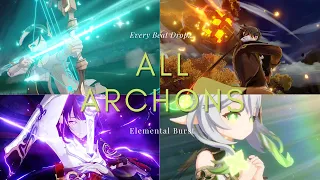 Elemental Burst = *Beat Drop* | All Archon Character Demo Beat Drops