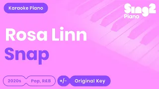 Rosa Linn - SNAP (Piano Karaoke)