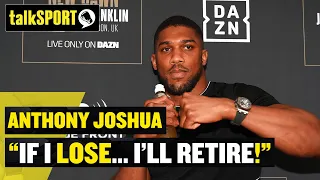 😲 "IF I LOSE... I'LL RETIRE!" Anthony Joshua chats to talkSPORT ahead of bout with Jermaine Franklin