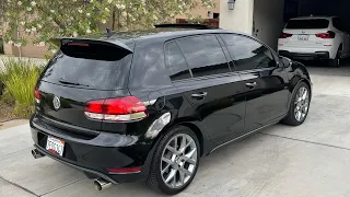 GTI MK6 running a Rev 9 catback exhaust