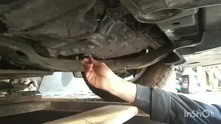 Замена масла в вариаторе CVT k120. Oil service Toyota Rav4-5