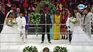 La Boda de Reggie & Dana Brooke y Akira Tozawa & Tamina - WWE Raw 18/04/2022 (En Español)