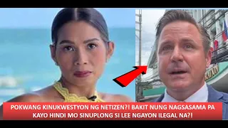 POKWANG BARADO SA NETIZEN KASUHAN SI LEE NG ILEGAL ENTRY PERO NUNG  NAGSASAMA SILA HINDI SINUPLONG