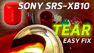 FIXING SONY SRS-XB10 TEAR DIAPHRAGM - PERBAIKI SPEAKER KOYAK