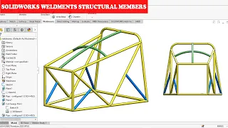 🚧 Solidworks Weldments Structural Members Tutorial