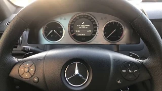 Как сбросить межсервисный интервал Mercedes C class W204