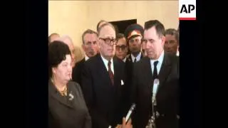 SYND 01/06/70 RUSSIAN FOREIGN MINISTER ANDREI GROMYKO ARRIVES