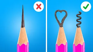 BIG COMPILATION of School hacks and Crafts for Creative Students