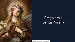 Preghiera a Santa Rosalia