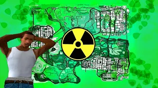 Esto pasa si EXPLOTAS UNA BOMBA NUCLEAR en GTA SAN ANDREAS !