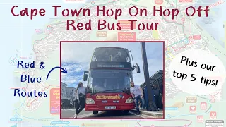 Cape Town Hop On Hop Off Red Bus Tour | Red & Blue Routes | City Sightseeing