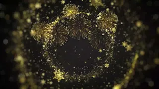 Magical and Golden circle particles 1 hour loop