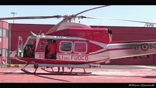 Agusta-Bell AB-412 START-UP very close! INCREDIBLE SOUND!! Pratt & Whitney Canada PT6T