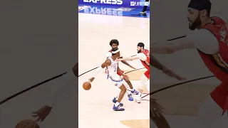 What's better, the assist or the shot? 🤯 #nba #okcthunder #shorts