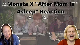 Two Monbebes react to Monsta X After Mom Is Asleep | Reaction