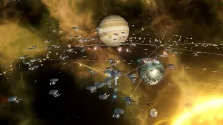 Stellaris MP: New Horizon Federation vs Cardassians and Romulans
