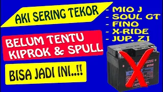 SOLUSI AKI SERING TEKOR pada MIO J, SOUL GT, X-RIDE, FINO, JUPITER Z1 FI