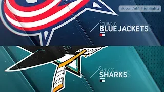 Columbus Blue Jackets vs San Jose Sharks Jan 9, 2020 HIGHLIGHTS HD